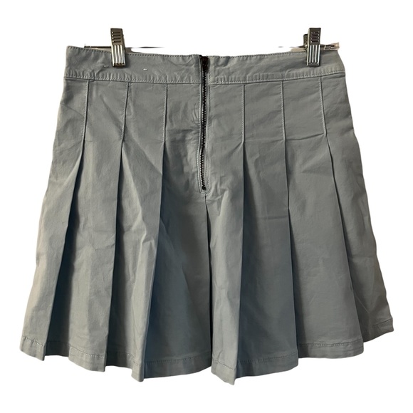 American Eagle Super High Waisted Pleated Tennis Skirt Light Blue Size 6 Regular - Picture 3 of 7